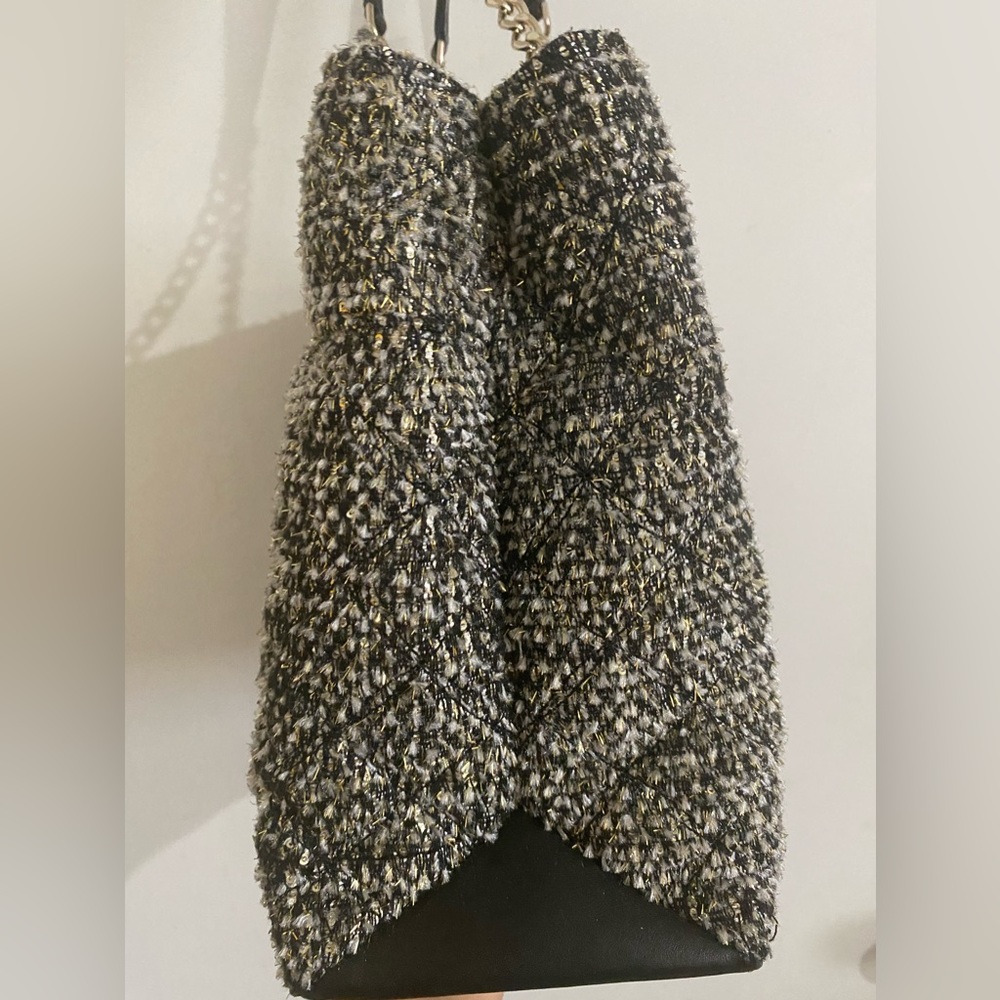 Kate spade sparkle shimmer tweed bag purse Natalia tote - Picture 9 of 11